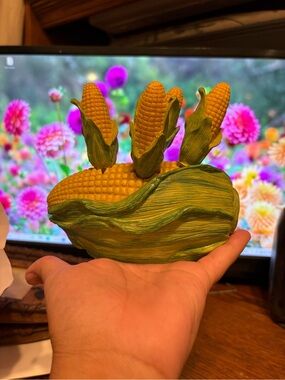 Vintage Ceramic Corn on the Cob Serving Set with Butter Spreaders